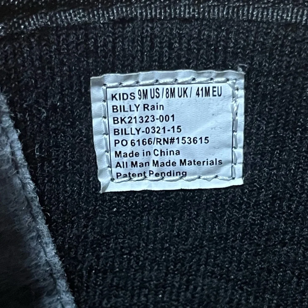 New BillyFootwear Dual Zipper High Rain Boots - Black - Multiple sizes - Picture 12 of 13